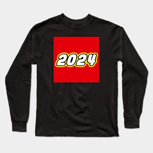 2024 in Lego Design Long Sleeve T-Shirt